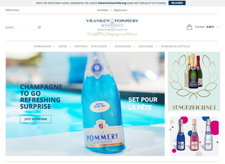 Vranken Pommery Screenshot