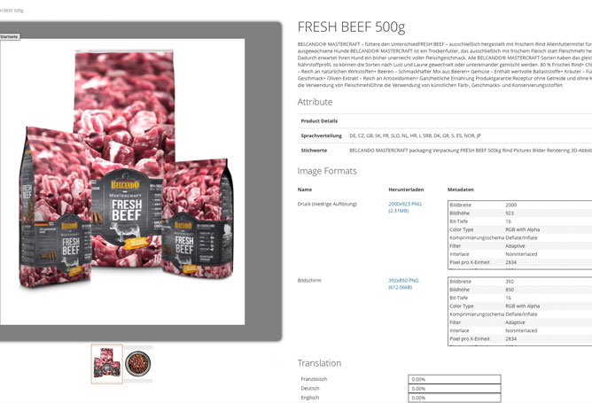 Magento 2 PIM System Screenshot