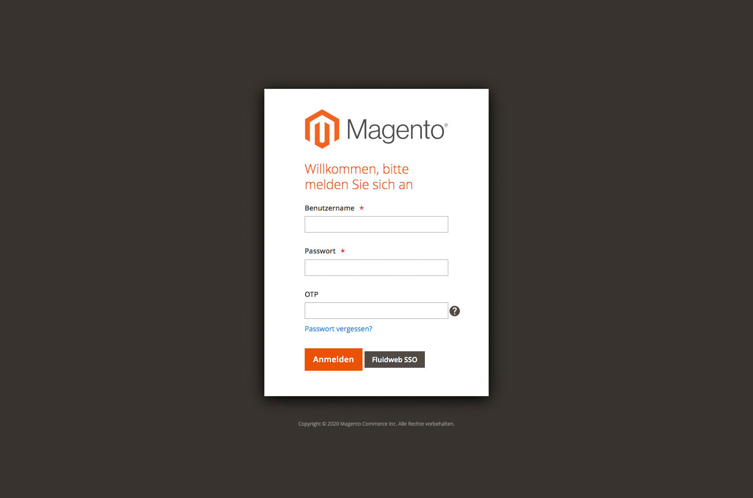 Magento 2 OTP One Time Password Login Screenshot