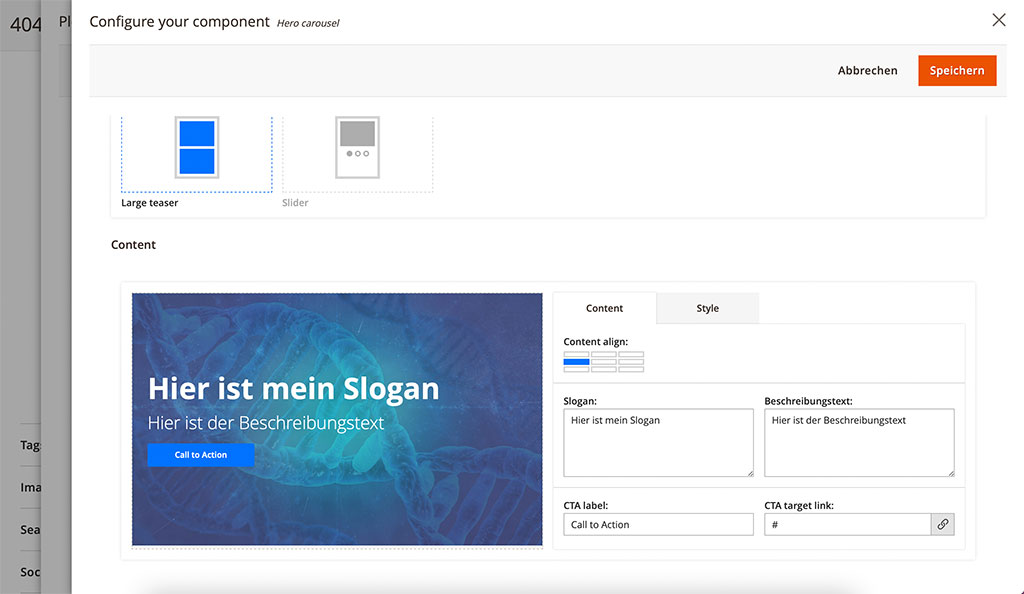 ProLine Pagebuilder Screenshot
