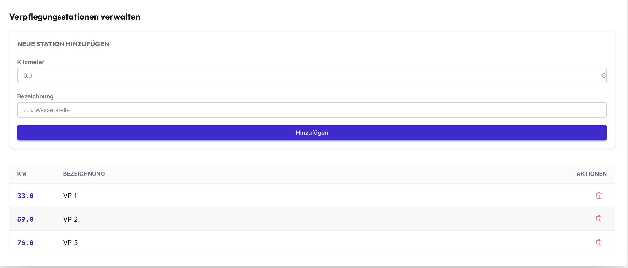Race Nutrition Planner - Verpflegungsplaner, Streckenplaner, Livetracking und mehr für Radsport, Laufsport, Rennsport Screenshot